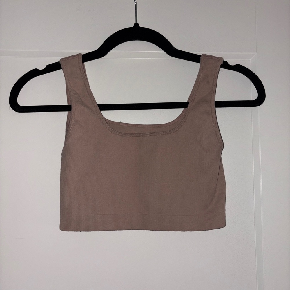 SET Active Dusty Pink SculptFlex Box Cut Bra